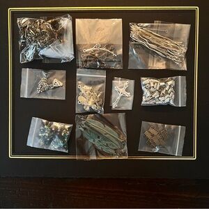 10 Bundles of Assorted Jewelry Making Supplies